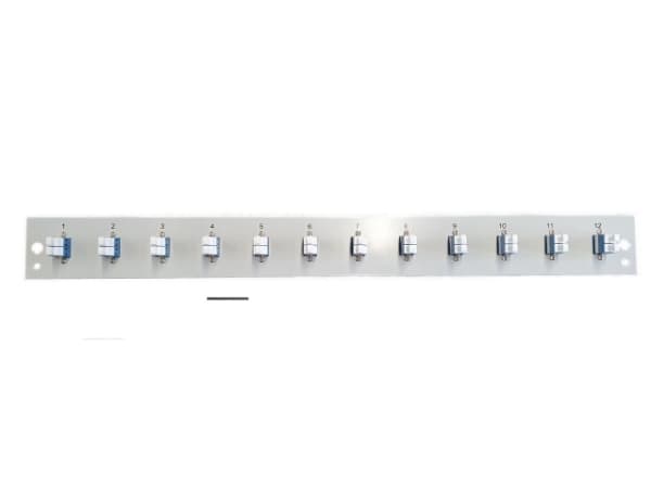 EFB Elektronik SB-FP-12SC-S-OM4, Rackmontering, 1U, Grå, Metall, 432 mm, 13 mm