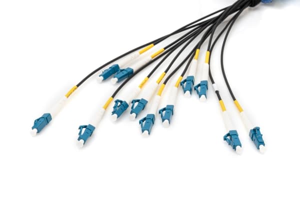 DIGITUS - Övergångskabel - LC/UPC enkelläge (P) till LC/UPC enkelläge (P) - 50 m - fiberoptisk - 9 / 125 mikrometer - G.657.A/OS2 - halogenfri, inomh