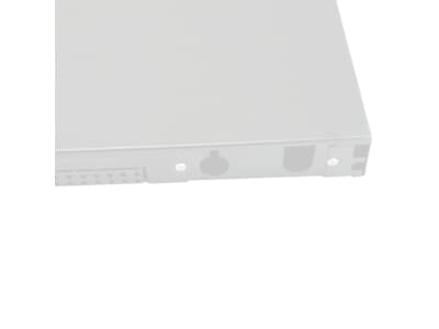 LogiLink FB2402G, SC, Harmaa, Metalli, Telinekiinnitys, 1U, 480 mm