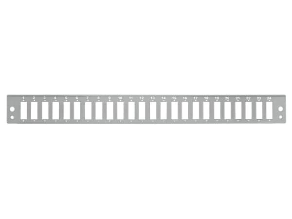 LogiLink FB2402G, SC, Harmaa, Metalli, Telinekiinnitys, 1U, 480 mm