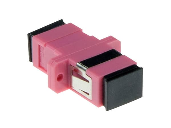 ACT Fiber optic SC-SC simplex adapter multimode OM4. Connectors: SC/SC Adapter sc simplex om4 fl ev (EA1025)