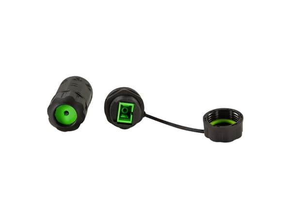 LogiLink FA05SX2, SC, honkontakt, svart