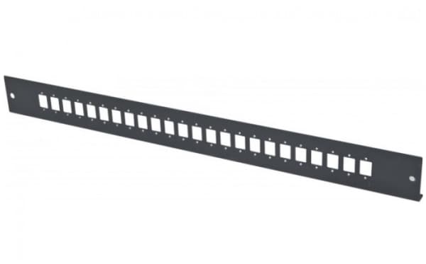 Fiberoptisk frontpanel uutstyrt for fiberoptisk skjøteboks, 24 x LC dupleks (395420)