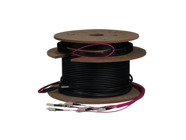 EFB Elektronik O8321L10OM4, 10 m, U-DQ(ZN) BH, OM4, 8x SC, 8x SC, 8x SC