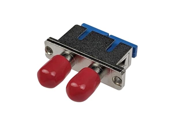 ACT Fiber optic SC-ST duplex adapter. Connectors: SC/ST Sc-st duplex adapter (EA2002)