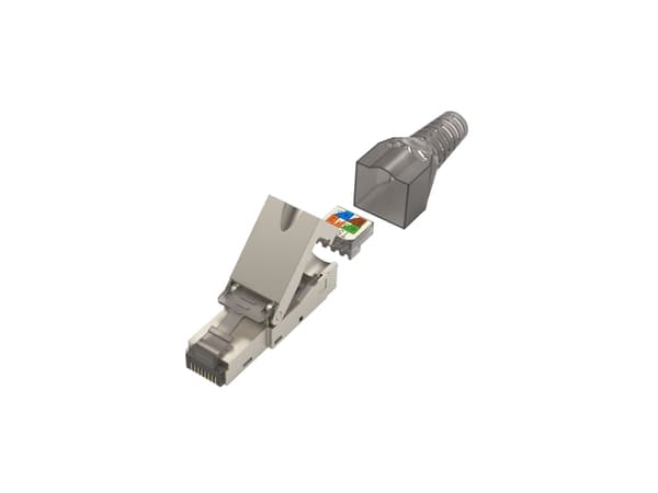 Hama 00200773, Cat6a, RJ-45, Grå