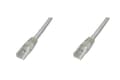 Miniatyrbilde 2 av 2: DIGITUS Premium - Koblingskabel - RJ-45 (hann) til RJ-45 (hann) - 10 m - UTP - CAT 6 - med støvel - grå