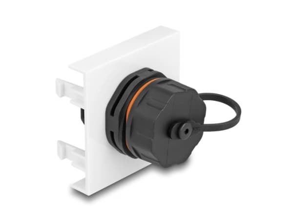 Delock Easy 45 -moduuli Verkko RJ45 Cat.6A, 45 x 45 mm, 45 x 45 mm