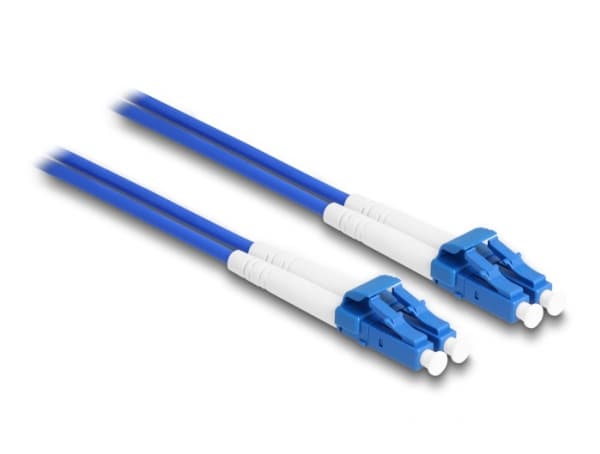 Delock - Nettverkskabel - LC-enkeltmodus (hann) til LC-enkeltmodus (hann) - 3 m - 3 mm - fiberoptisk - dupleks - 9 / 125 micron - OS2 - halogenfri -