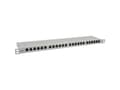 Miniatyrbilde 1 av 5: InLine 76824L, RJ45, Cat6a, Grå, Rackmontering, 0.5U, 23 mm