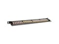 Miniatyrbild 4 av 5: InLine 76824M, RJ45, Cat6a, Svart, Stativmontering, 0.5U, 23 mm