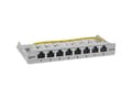 Miniatyrbilde 3 av 5: InLine 76818A, RJ45, Cat6a, Grå, Veggmontering, 0.5U, 23 mm