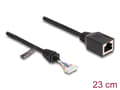 Pikkukuva 3 / 4: Delock-kaapeli RJ45-liitännästä tolppaliitäntään 2,00 mm 8 Pin Cat.5e 23 cm musta