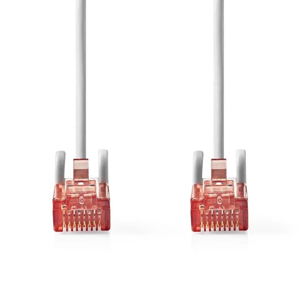 Nedis CAT6 Verkkokaapeli | RJ45 uros | RJ45 uros | U/UTP | 3.00 m | Pyöreä | PVC | Harmaa | Label