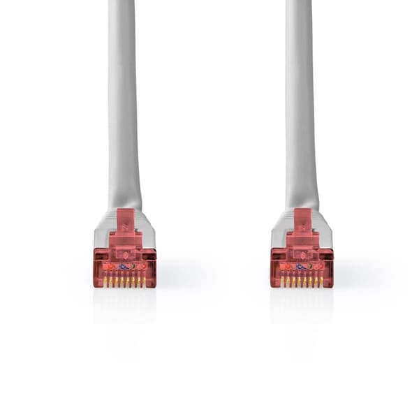 Nedis CAT6 Nettverkskabel | RJ45 Han | RJ45 Han | SF/UTP | 30.0 m | Rund | PVC | Grå | Label