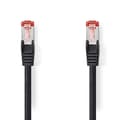 Miniatyrbilde 1 av 4: Nedis CAT6 Nettverkskabel | RJ45 Han | RJ45 Han | S/FTP | 2.00 m | Rund | LSZH | Sort | Label