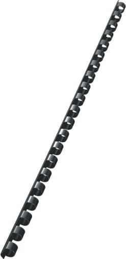 Leitz ComBIND - 8 mm - 32 cm - 21 ringar - A4 (210 x 297 mm) - 45 ark - svart - 100 stk plastbindningskam