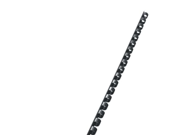 Leitz ComBIND - 8 mm - 32 cm - 21 ringar - A4 (210 x 297 mm) - 45 ark - svart - 100 stk plastbindningskam