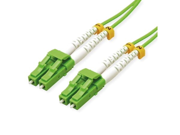 Roline 21.15.9276 Glasfiber Netværkskabel, patchkabel LCD 7.00 m Grøn 1 stk