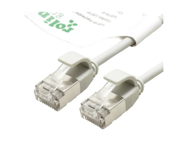 Roline vihreä 21443307 RJ45 Verkkokaapeli, patch-kaapeli CAT 6A U/FTP 5 m Harmaa 1 kpl