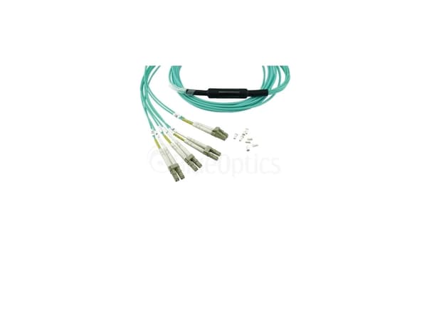 BlueOptics CBL-MPO12-4LC-OM3-10M-BO, 10 m, LC/APC, OM3, MPO, 4x LC/LC