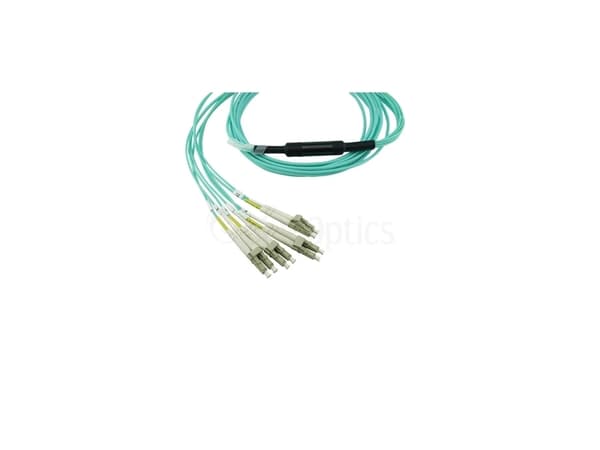 BlueOptics CBL-MPO12-4LC-OM3-10M-BO, 10 m, LC/APC, OM3, MPO, 4x LC/LC