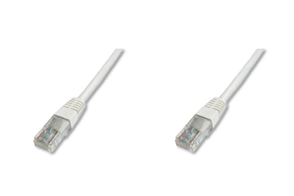 Digitus Patch Cable, UTP, CAT6, PVC, 2M, white, 2 m