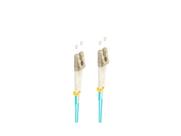 shiverpeaks BS77940/3 fiberoptisk kabel 10 m LC OM3 aqua farge (BS77940/3)