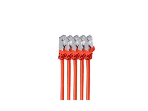 shiverpeaks BS75515-R-SET5. Kabellengde: 5 m, kabelstandard: Cat.7 råkabel, kabelskjerming: S/FTP (S-STP), tilkobling 1: RJ-45, tilkobling 2: RJ-45,