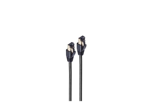 shiverpeaks BASIC-S patch-kaapeli kat. 8 F/FTP 15.0 m musta RJ45 pistoke - verkko - FTP verkkokaapeli (BS08-41085)