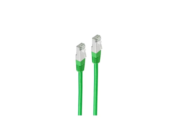 shiverpeaks BASIC-S patch-kaapeli, Cat. 6, S/FTP, vihreä, 3,00 m RJ45-pistoke - RJ45-pistoke, valettu kupu, halogeeniton, - 1 kpl (BS75713-HG)