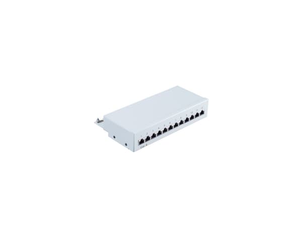 shiverpeaks BS75073, RJ-45, Cat6, Harmaa, Metalli, 1U, 212 mm