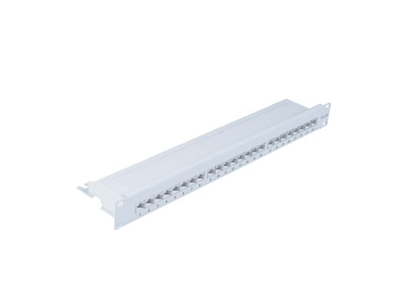 shiverpeaks BS75078, RJ-45, Cat6a, Grå, Metall, 1U, 482 mm Grå