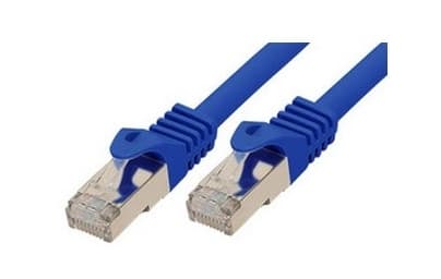 shiverpeaks®-BASIC-S--RJ45 liitäntäkaapeli S/FTP,PIMF, raakakaapeliCat.7 raakakaapeli halogeeniton, sininen, 3.0m (BS75513-B)