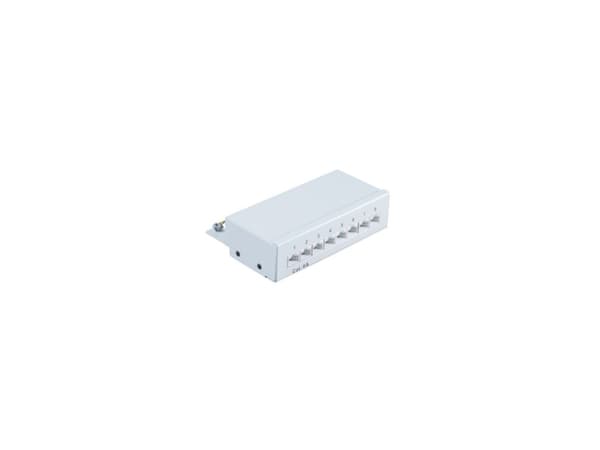 shiverpeaks BS75075, RJ-45, Cat6a, Grå, Metall, 1U, 160 mm Grå