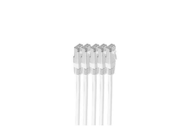 shiverpeaks BS75711-H0.25W-SET5 Verkkokaapeli Valkoinen 0.25 m Cat6 S/FTP (S-STP) (BS75711-H0.25W-SET5)