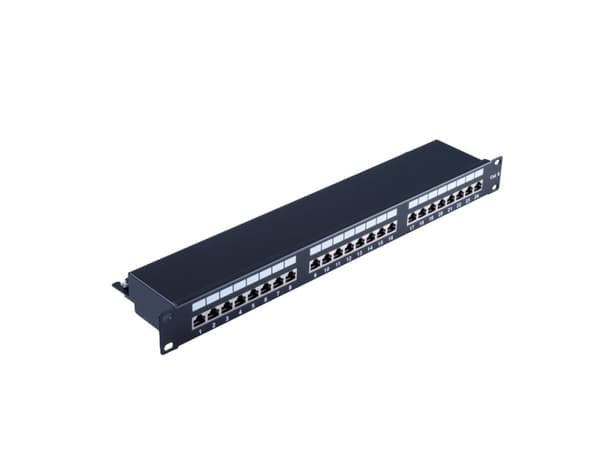 shiverpeaks BS75065, RJ-45, Cat6, Svart, 1U