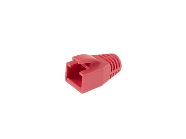 ACT RJ45 red boot for 7.0 mm cable. Colour: Red Cable boot rj45 7.0mm ...