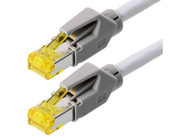 Tecline S/FTP Cat6A, 5m, 5 m, Cat6a, S/FTP (S-STP), RJ-45, RJ-45, Grå