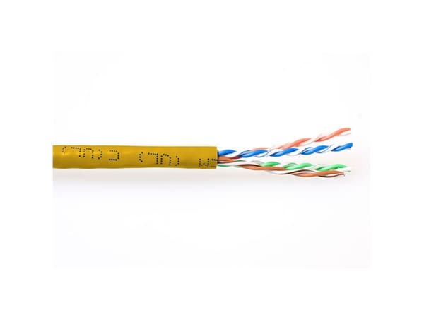ACT CAT6 U/UTP stranded patch yellow 305 m C6 U/UTP PATCH PVC YELLOW 305M (EP388B)