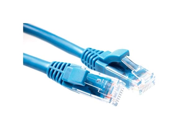 ACT Blue 3 meter U/UTP CAT6 patch cable component level with RJ45 connectors. Cat6 u/utp component bu 3.00m (IK8603)