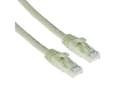 Miniatyrbild 1 av 2: ACT Ivory 1 meter U/UTP CAT6 patch cable snagless with RJ45 connectors. Cat6 u/utp snagless iv 1.00m (IS8401)