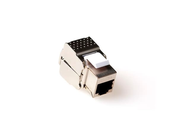ACT CAT6A Keystone Jack full shielded tool free.. Type: CAT6A Tool free Keystone shielded c6a toolfr. (TD6510)