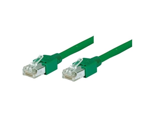Tecline 713003G, 0,3 m, Cat5e, SF/UTP (S-FTP), RJ-45, RJ-45, Grønn