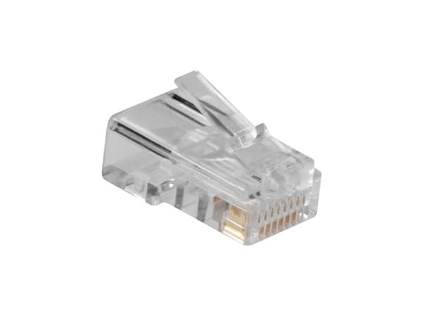 ACT RJ45 (8P/8C) modulaire connector for round cable with solid ...