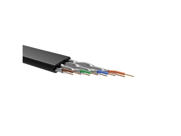 S/CONN FL31-43015, 0,5 m, Cat8.1, U/FTP (STP), RJ-45, RJ-45, Svart