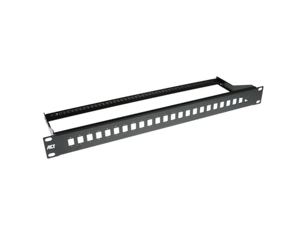 ACT Fiber panel 24 ports unloaded ACT FIBER PANEL 24 PORTS PASS (FA2047) musta