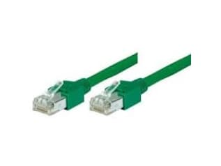 Liitäntäkaapeli S/UTP, Cat 5e, vihreä, 1,0 m PVC, erittäin joustava, Daetwyler-kaapelilla ja Hirose-pistokkeilla TM11 (71901G)
