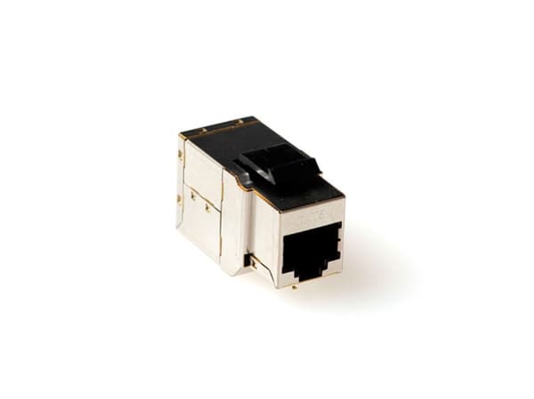 ACT Keystone Coupler RJ-45 shielded CAT5E. Type: CAT5E Keystone coupler c5e shielded (SD5019)