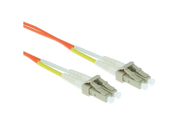 ACT 10 meter LSZH Multimode 62.5/125 OM1 fiber patch cable duplex with LC connectors